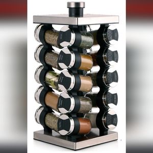 COPY - NEW Orii Rotunda 20 Jar Spice Organizer Rack